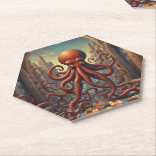 Dessous-de-verre En Papier Cthulhu Paradis Perdu