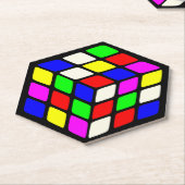 Dessous-de-verre En Papier Cube (Incliné)