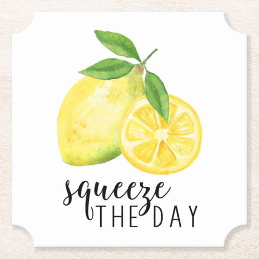 DESSOUS-DE-VERRE EN PAPIER CUISINE MODERNE PUN DE CITRON (Devant)