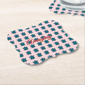 Dessous-de-verre En Papier Custom turtle pattern Sherpa Blanket (Incliné)