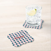 Dessous-de-verre En Papier Custom turtle pattern Sherpa Blanket (En situation)