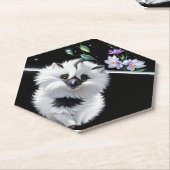 Dessous-de-verre En Papier Cute Floof (Incliné)