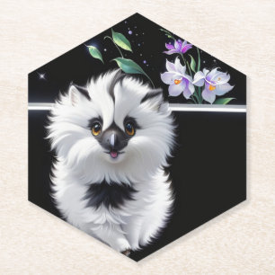 Dessous-de-verre En Papier Cute Floof