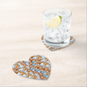 Dessous-de-verre En Papier Cute girafe hippo jungle sauvage Motif safari (En situation)