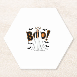 Dessous-de-verre En Papier Cute Giraffe Boo Costume d'Halloween Zoo Lover _3
