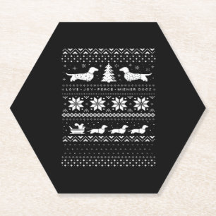 Dessous-de-verre En Papier Dachshunds Sweater Motif classique T-Shi