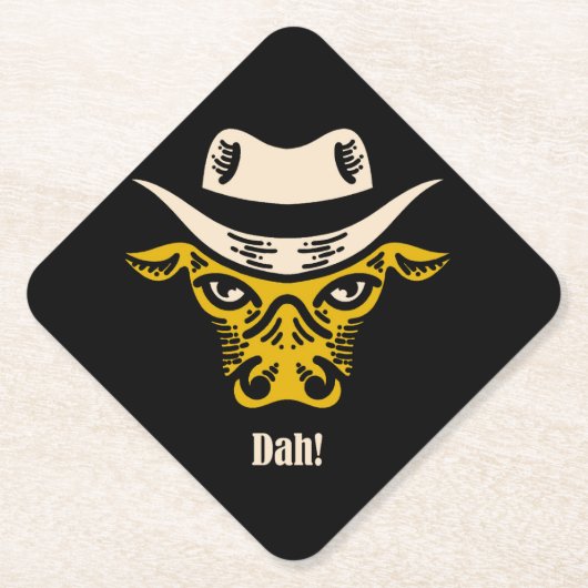 Dessous-de-verre En Papier Dah ! (Devant)