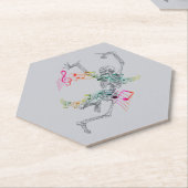 Dessous-de-verre En Papier danceleton (Incliné)