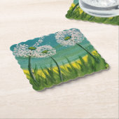 Dessous-de-verre En Papier Dandelions - Peinture originale (Incliné)