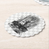 Dessous-de-verre En Papier Dans le psyché (Incliné)