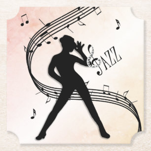 Dessous-de-verre En Papier Danse de jazz