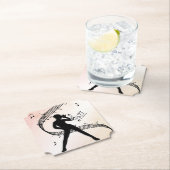 Dessous-de-verre En Papier Danse Jazz (En situation)