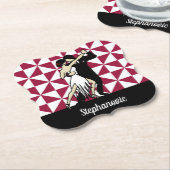 Dessous-de-verre En Papier Danseurs de tango (Incliné)