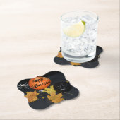 Dessous-de-verre En Papier Décor Halloween (En situation)