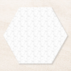 Dessous-de-verre En Papier Décoratifs, Gris Clair