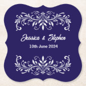 Dessous-de-verre En Papier Deep Blue (Devant)