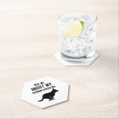 Dessous-de-verre En Papier Demandez-Moi Mon Berger Allemand (En situation)