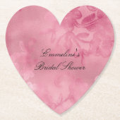 Dessous-de-verre En Papier Dentelle rose chic (Devant)