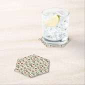 Dessous-de-verre En Papier Desert Cacti Succulent Seamless Pattern (En situation)