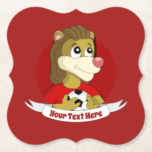 Dessous-de-verre En Papier Dessin avec un dessous de verre en papier de lion 