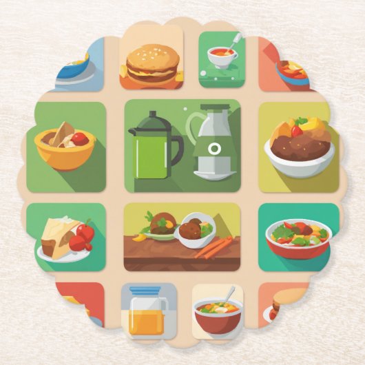 Dessous-de-verre En Papier Dessous de verre (Devant)