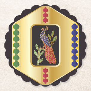 Dessous-de-verre En Papier Dessous de verre de bijoux Mah Jongg