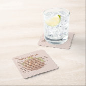 Dessous-de-verre En Papier Dessous de verre de noisettes de noisettes de soud (En situation)