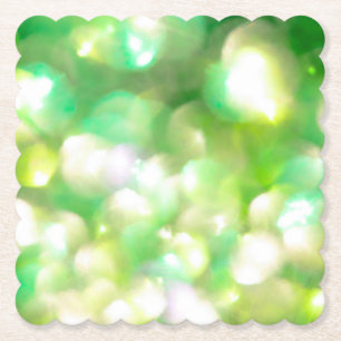 Dessous-de-verre En Papier Dessous de verre de papier vert