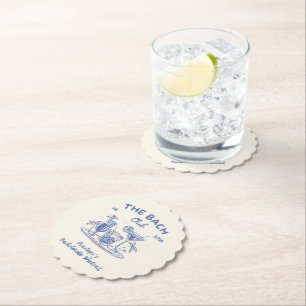 Dessous-de-verre En Papier Dessous de verre Décor Retro Personnalisé