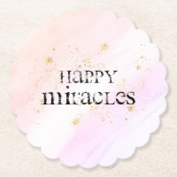 *~* DESSOUS DE VERRE D'INTENTION - HEUREUX MIRACLE