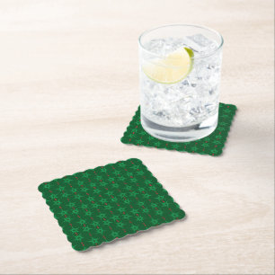Dessous-de-verre En Papier Dessous de verre du livre vert Mid Mod Garland
