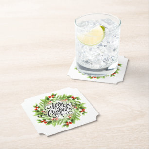 Dessous-de-verre En Papier Dessous de verre en papier de Noël