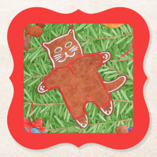 Dessous-de-verre En Papier Dessous de verre en papier de poche GINGERBREAD KI