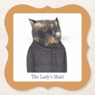 Dessous-de-verre En Papier DESSOUS DE VERRE en papier de poche MAID DE LA DAM
