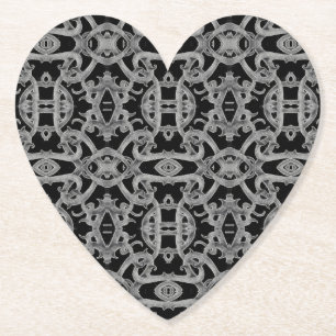 Dessous-de-verre En Papier Dessous de verre en papier GOTHIC Heart