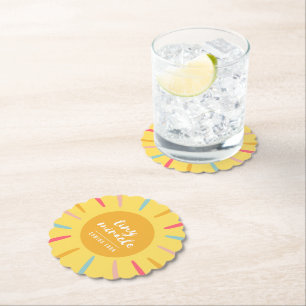 Dessous-de-verre En Papier Dessous de verre en papier - Jaune "Minuscule mira