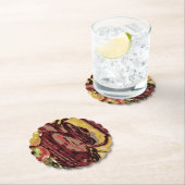 Dessous-de-verre En Papier Dessous de verre en papier : Noël à l'ancienne (En situation)