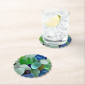 Dessous-de-verre En Papier Dessous de verre en papier Seaglass (En situation)