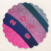 Dessous-de-verre En Papier Dessous de verre FESTIVATE en SUNSET APRÈS-GLOW (Devant)