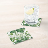 Dessous-de-verre En Papier Dessous de verre floraux (En situation)