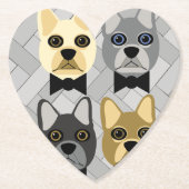 Dessous-de-verre En Papier Dessous de verre français (Devant)