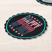 Dessous-de-verre En Papier Dessous de verre papier (Incliné)