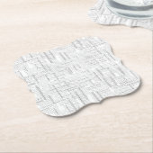 Dessous-de-verre En Papier Dessous de verre papier (Incliné)