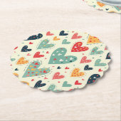 Dessous-de-verre En Papier Dessous de verre papier (Incliné)