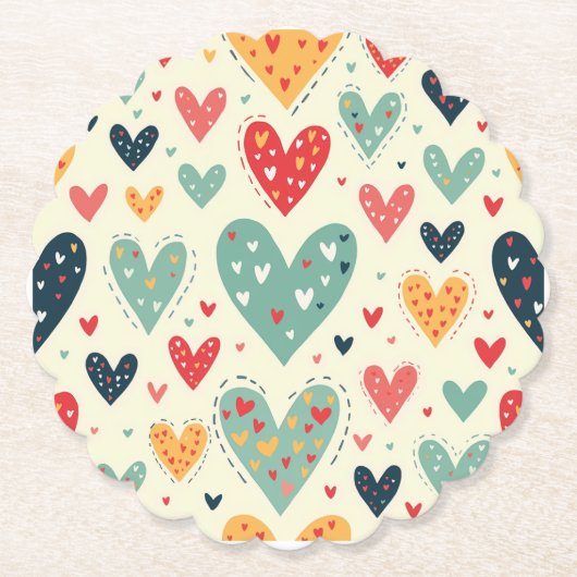 Dessous-de-verre En Papier Dessous de verre papier (Devant)