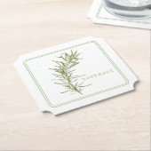 Dessous-de-verre En Papier DESSOUS DE VERRE papier de billets ROSEMAIRE FRAIS (Incliné)