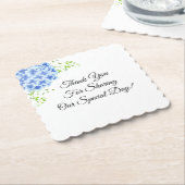 Dessous-de-verre En Papier Dessous de verre Papier de réception de mariage (Incliné)