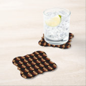 Dessous-de-verre En Papier Dessous de verre papier Domino (En situation)