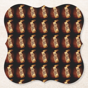 Dessous-de-verre En Papier Dessous de verre papier Domino