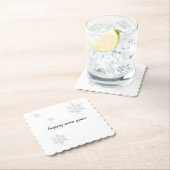 Dessous-de-verre En Papier Dessous de verre papier du Nouvel An (En situation)